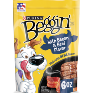 Buy Beggin With Bacon And Beef Flavor Dog Treats 6oz Online