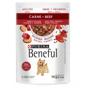 Buy Beneful Adult Beef Pouch100g- Mini & Small Breed Online