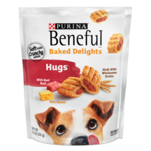 Buy Beneful Baked Delights Hugs Dog Treats 8.5oz Online