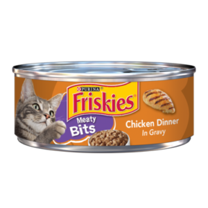 Buy Friskies Meaty Bits Chicken Dinner in Gravy Wet Cat Food 5.5oz Online